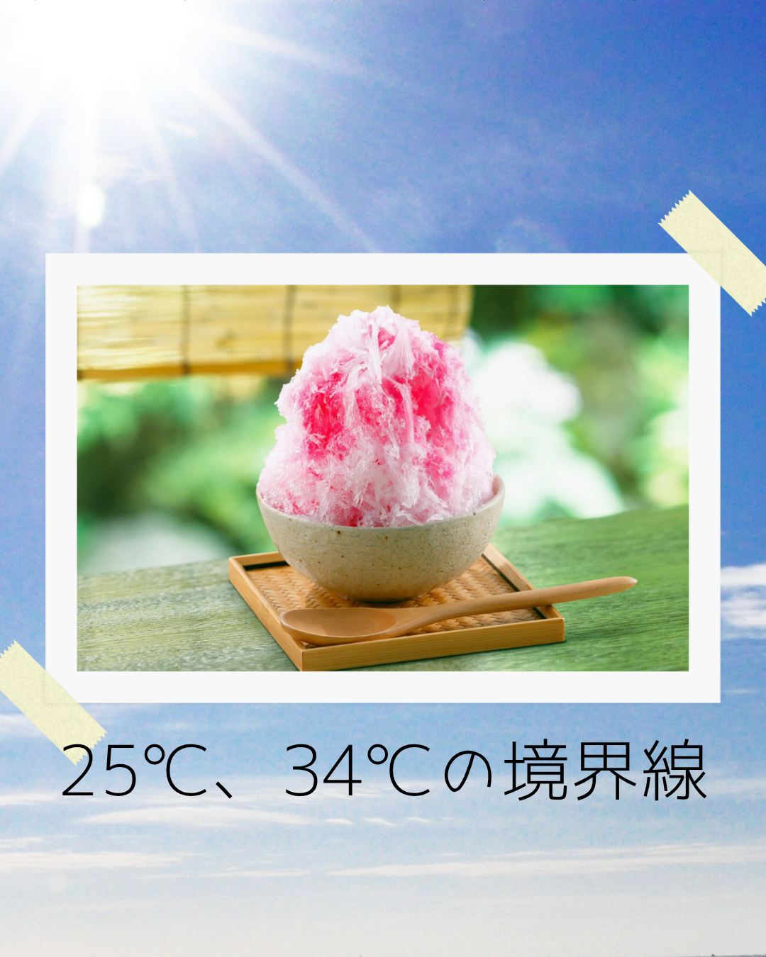 25℃、34℃の境界線
